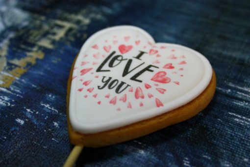 Имбирное печенье Love you