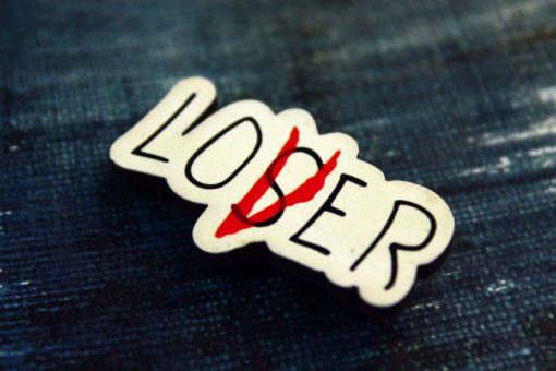 Деревянный значок Lover-Loser