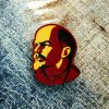 Деревянный значок Ленин